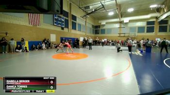 105lbs Champ. Round 3 - Danica Torres, Sunnyside (Girls) vs Isabella Berger, Granger (Girls)