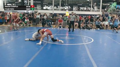 115 lbs Final - Mason Sampilo, GPS Red - HSC vs Tyler Toth, Triumph Maize - HSC