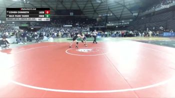 Boys 3A 120 lbs Champ. Round 1 - Max Park Taber, Franklin vs Cohen Chinneth, Lakes