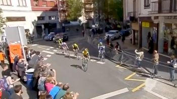 Race Leader Takes Wrong Turn At Finish
