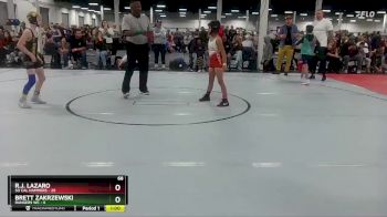 68 lbs Round 1 (10 Team) - Brett Zakrzewski, Rangers WC vs R.J. Lazaro, So Cal Hammers