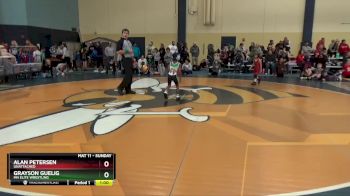 50 lbs Cons. Semi - Alan Petersen, Unattached vs Grayson Guelig, MN Elite Wrestling