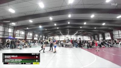 71 lbs Cons. Round 3 - Brighton Brown, Wasatch Wrestling Club vs Shade Mello, Richfield