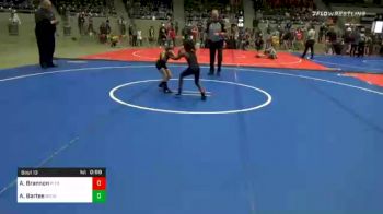 50 lbs Prelims - Allison Brannon, Pitbull Wrestling Academy vs Adrianna Bartee, Broken Arrow Wrestling Club