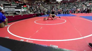 90 lbs Cons. Semi - Bobby Blanton, Paris Wrestling Club vs Clayton Loggians, Spartan Wrestling Academy