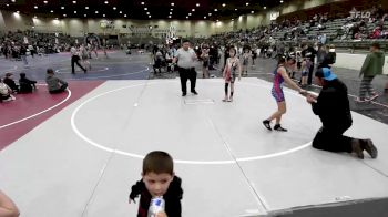 100 lbs Semifinal - Archer Ferguson, Cornerstone MC vs Lanna Reel, Ramona Dawg Pound WC