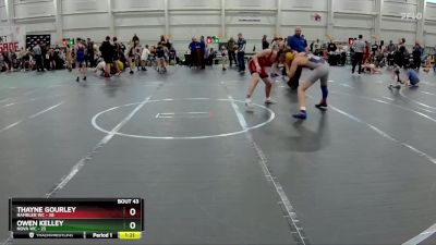 130 lbs Round 9 (10 Team) - Owen Kelley, NOVA WC vs Thayne Gourley, Rambler WC