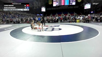 126 lbs Cons. Rd Of 32 - Caine Martin, CA vs Gage Spurgeon, IA
