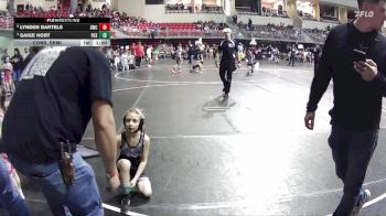 55-57 lbs Cons. Semi - Saige Hort, FoxFit vs Lynden Bartels, Seward Wrestling Club