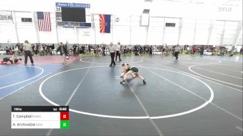 78 lbs Consi Of 4 - Thomas Campbell, Ramona Dawg Pound vs Anzor Archvadze, Savage House Wrestling Club