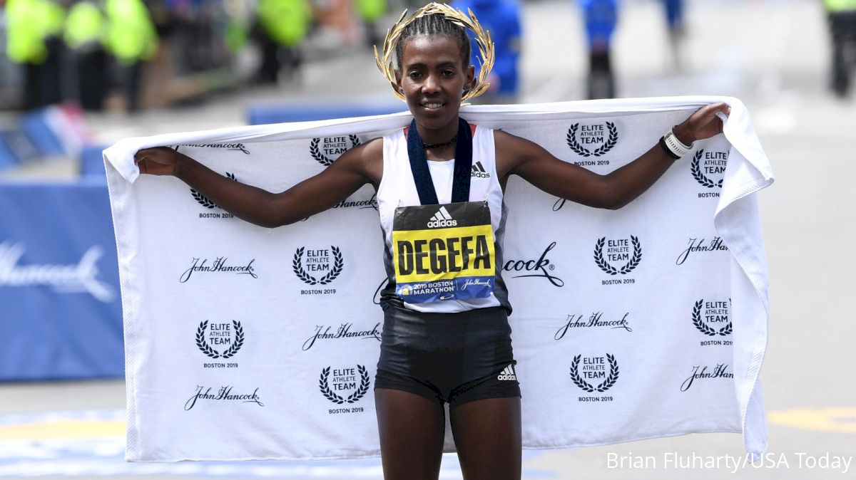 Worknesh Degefa Runs Away With 2019 Boston Marathon Title