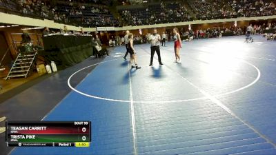 136 lbs Quarterfinal - Teagan Carritt, Iowa vs Trista Pike, Iowa