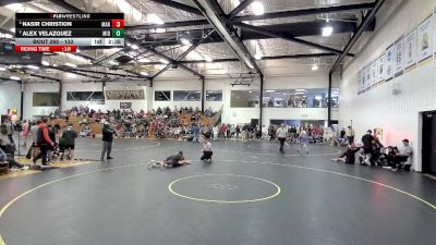133 lbs Quarterfinal - Nasir Christion, Manchester vs Alex Velazquez, Midway University