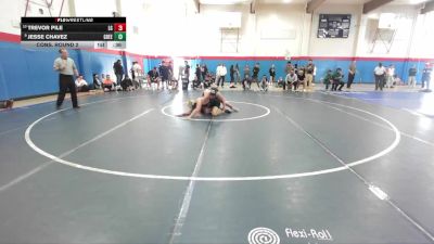 Boys 150 lbs Cons. Round 2 - Trevor Pile, Los Gatos Boys vs Jesse Chavez, Greenfield Boys
