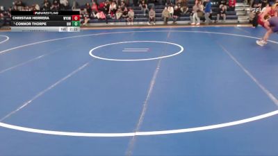 141 lbs Quarterfinal - Connor Thorpe, Northern Iowa vs Christian Herrera, Wyoming