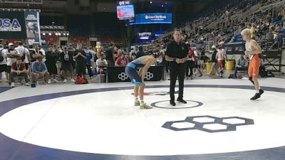 126 lbs Cons. Sub-quarters - Calib Anderson, Oklahoma vs Dylan Saba, Colorado