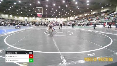 125 lbs Consi Of 64 #2 - Azuan Gonzales-Rice, Inland Elite Wrestling Club vs Trayson Truesdell, Harrisburg Mat Club