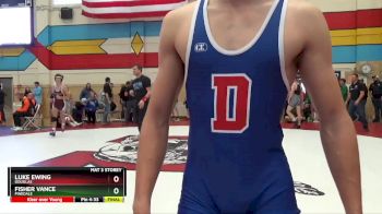 144 lbs Champ. Round 1 - Fisher Vance, Pinedale vs Luke Ewing, Douglas