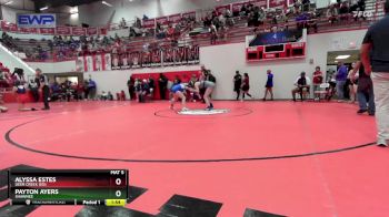 120 lbs Cons. Round 3 - Payton Ayers, SHAWNEE vs Alyssa Estes, DEER CREEK (ED)