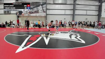 61 kg Champ. Round 2 - Ethan Lipsey, RTC South vs Brady Roark, Jackrabbit Wrestling Club