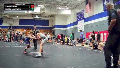90 lbs Round 2 - Holden Carpenter, Legacy Elite Wrestling Club vs James Carson, Cobra Wrestling Club