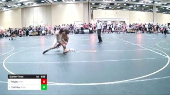 144 lbs Quarterfinal - Israel Reyes, Channel Island HS vs Jude Holiday, Rough House