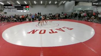 125 lbs Cons. Round 5 - Isabella Borrego, Cleveland vs Mia Mendoza, La Junta