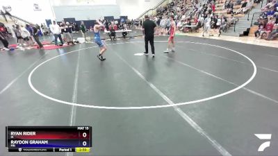 132 lbs Champ. Round 2 - Ryan Rider, IA vs Raydon Graham, MN