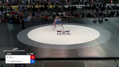 190 lbs Rnd Of 128 - Mason Ellis, PA vs Elijah Diakomihalis, NY