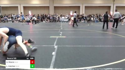 150 lbs Round Of 128 - Ace Moore, Gold Rush Wr Acd vs Logan Hatcher, Bear Wr Acd