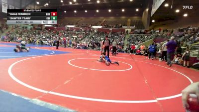 46 lbs Semifinal - Sawyer Yeary, Greenwood Wrestling Academy vs Elias Warrior, Mighty Bluebirds Wrestling