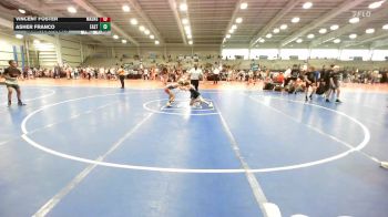70 lbs Quarterfinal - Vincent Foster, Mat Assassins Gray vs Asher Franco, East Carolina Elite
