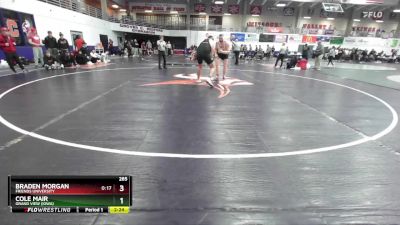 285 lbs 3rd Place Match - Cole Mair, Grand View (Iowa) vs Braden Morgan, Friends University