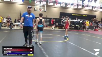 106 lbs Round 1 - Joey Cahill, Moen Wrestling Academy vs Jase Ites, Iowa