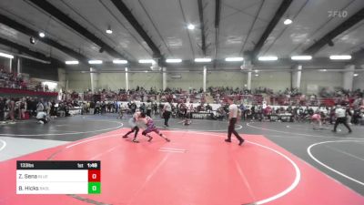 133 lbs Rr Rnd 1 - Zachariah Sena, Blue Thunder Wrestling vs Brandon Hicks, Badlands WC