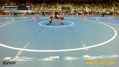 70 lbs Round Of 16 - Logan Vallalla, Mat Assassins vs Ryatt Cavazos, Top Rank Hammers