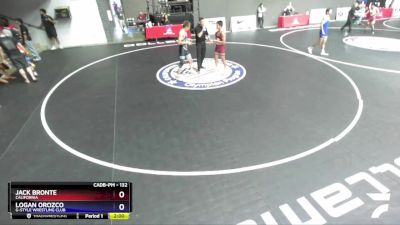 132 lbs Cons. Semi - Jack Bronte, California vs Logan Orozco, G-Style Wrestling Club