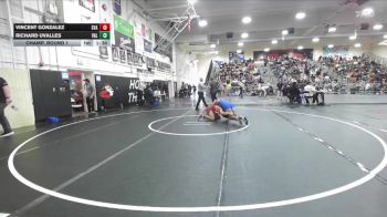 157 lbs Champ. Round 1 - Richard Uvalles, Valencia/Placentia vs Vincent Gonzalez, Savanna