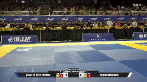 Romeo De Mello Durand vs Rian Alencar Saraiva 2026 Pan Kids Jiu-Jitsu IBJJF Championship