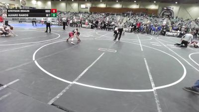 74 lbs Rr Rnd 3 - Stetson Braun, NorCal Nomads vs Alvaro Ramos, No Team