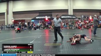 75 lbs Round 3 (4 Team) - Hudson Juarez, Spatola Wrestling vs Landon Piovarchy, Panhandle All-Stars