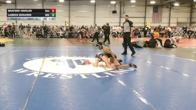 84 lbs Round 1 - 9:00am Saturday - Brayden Kessler, PA USA vs Landon Edwards, Michigan S.W.A.T