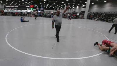 120 lbs Cons. Rd Of 32 - Jasper Feduff, Mat Demon Wrestling Club vs Michael Lloyd, New Jersey