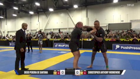 Christopher Anthony Wisniewski vs Diego Pereira De Santana 2025 World IBJJF Jiu-Jitsu No-Gi Championship
