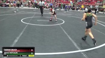 52 lbs Cons. Round 1 - Deion Metcalfe, RSA vs Thomas Delich, Tonganoxie Wrestling Club