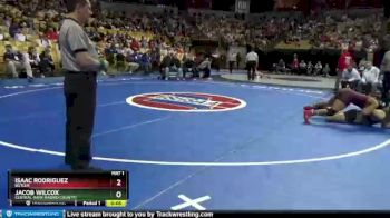 170 lbs Cons. Round 2 - Jacob Wilcox, Central (New Madrid County) vs Isaac Rodriguez, Butler