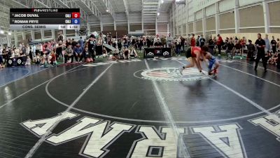126 lbs Cons. Semis - Jacob Duval, California vs Roman Frye, California