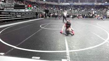 100 lbs Consi Of 8 #2 - Jaxson Lord, Marysville WC vs Eli Boucher, Purler