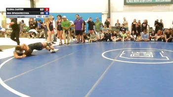63 lbs Semifinal - Elena Carter, Virginia Team Predator - W vs Mia Spadavecchia, Cordoba Trained - W