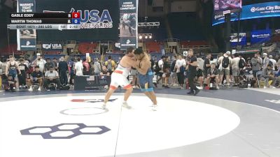 285 lbs Cons. Sub-rd Of 32 - Gable Eddy, Iowa vs Martin Thomas, Alabama